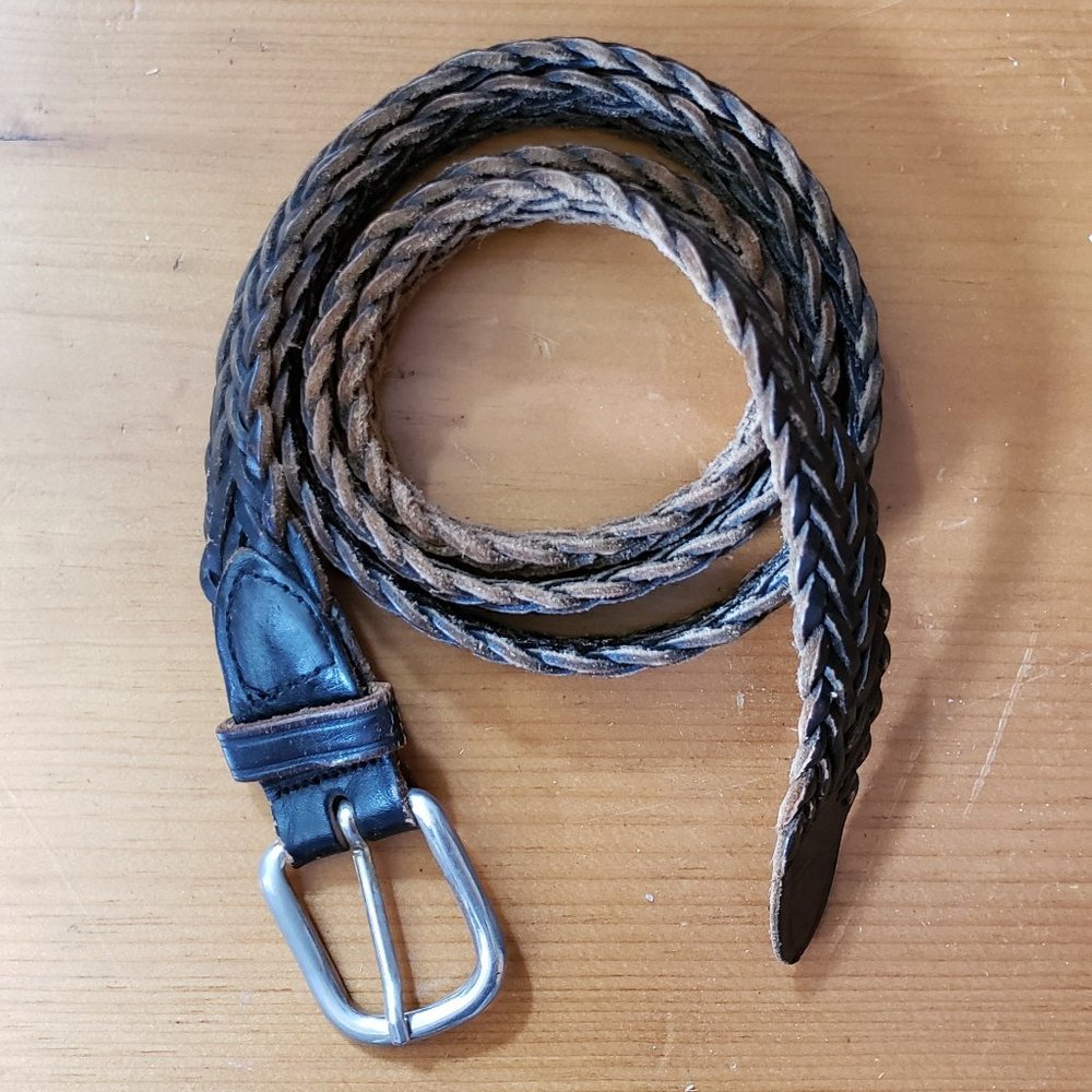 Braided Leather Belt